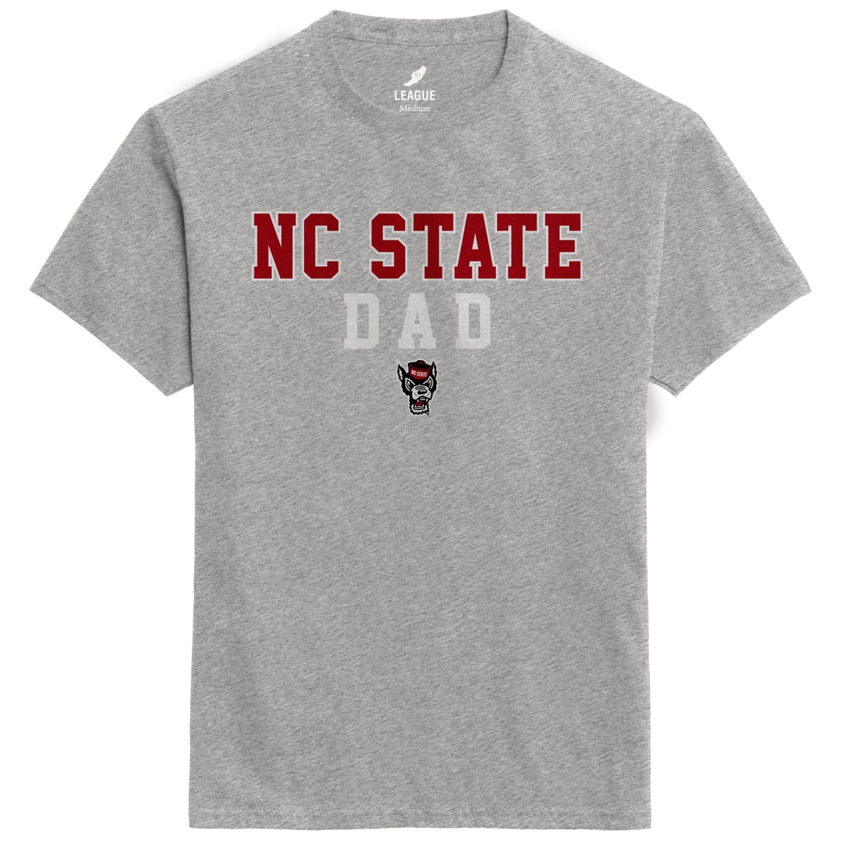 Short Sleeve Tee NC State Dad - Hea